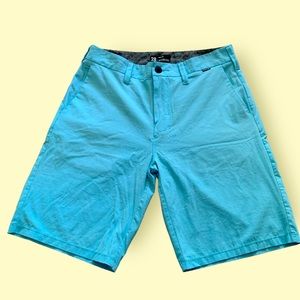 🌞Summer Clearance Hurley Phantom Walk Shorts- Size 28 Light Blue EUC Like New